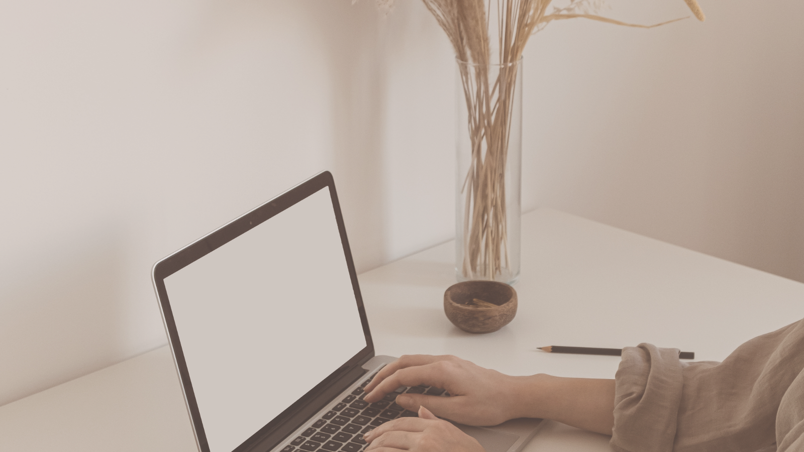 woman at a laptop computer on a desk